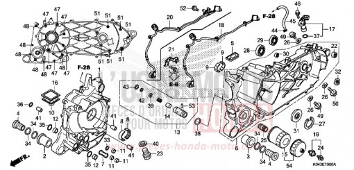 CARTER MOTEUR NSS300AD de 2013